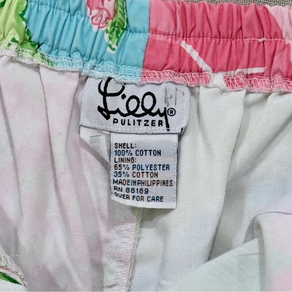 Lilly Pulitzer Patchwork Print Pants 6X - Picture 8 of 8